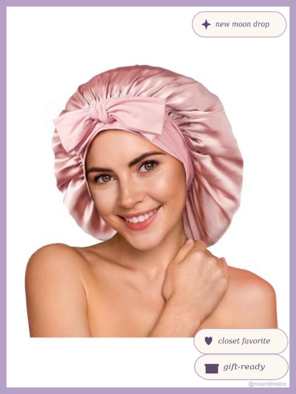 100% Mulberry Silk Bonnet for Sleeping Women Men Large Double Layer
